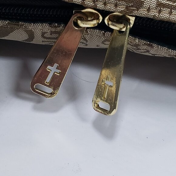 White Dove Designs Bible Bag Names of Jesus Cover Carrying Case Beige - Picture 12 of 14